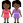 :women_holding_hands_dark_skin_tone: