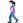 :woman_walking_light_skin_tone:
